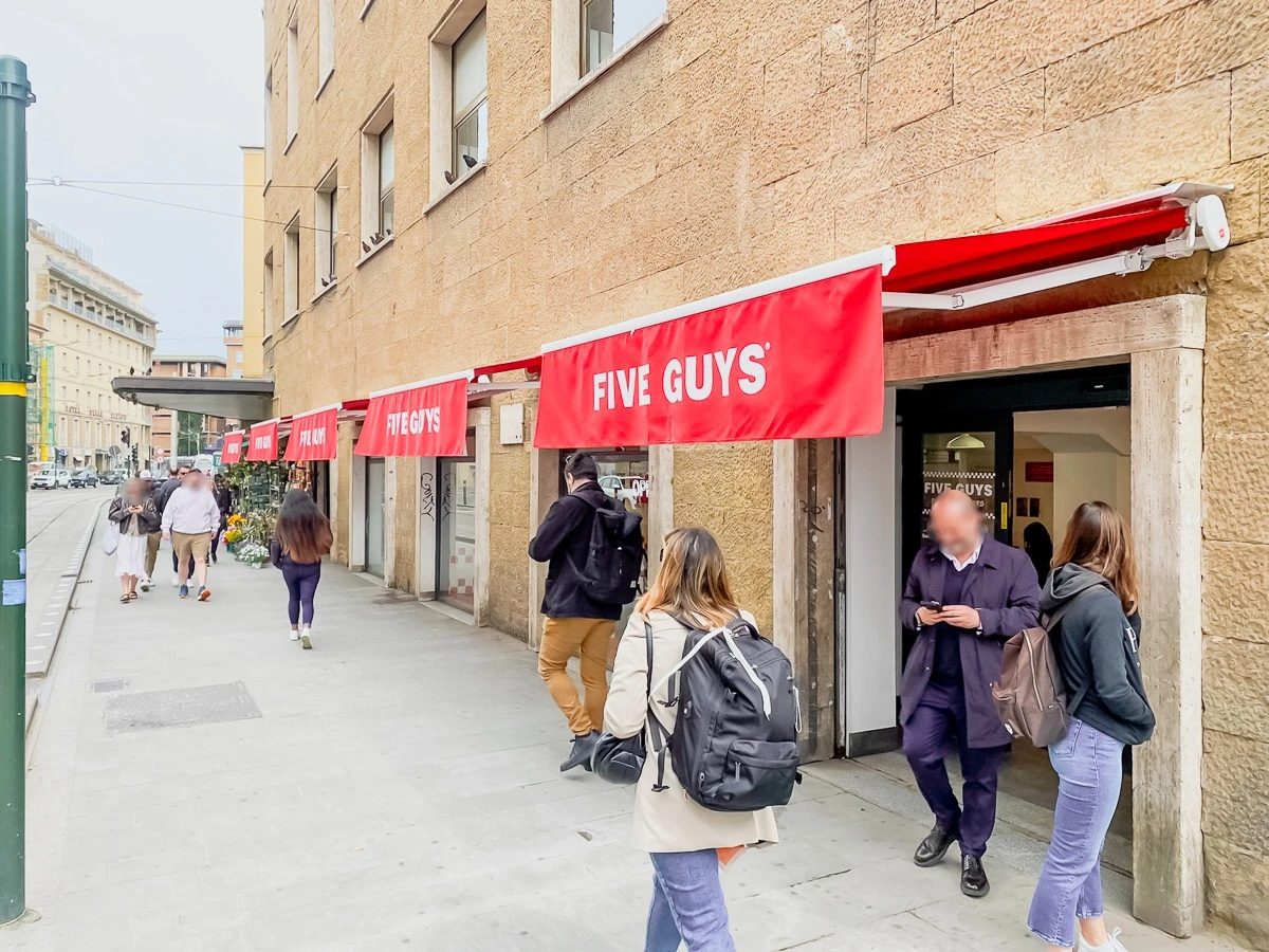 Five Guys è approdato a Firenze Santa Maria Novella!